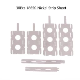 30pcs 18650 Lithium Battery Nickel Sheet 5Set Polygonal Battery Nickel Sheet For Spot Welding Machine Batteries Connection Sheet