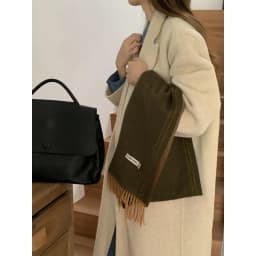 High Quality Australia100% Pure Wool Scarf Women Fall Winter Design Double-Sided Stitching Knitted Cashmere Shawl Female Muffler