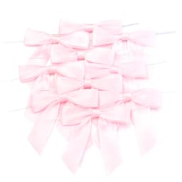 10-50pcs Colorful Twist Tie Bows Satin Ribbon Bow For Food Gift Packaging Sealing DIY Wedding Christmas Party Decoration