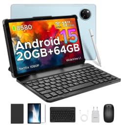 DOOGEE Tab A9+ Tablet 11" HD Display 20GB(4+16) 64GB 8580mAh Large Battery Unisoc T7200 Octa Core Dual Speakers Android 15 Pad