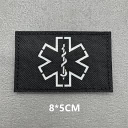 3D Tactical Patches IR Reflective Badge on Backpack Vest Clothing DIY Morale Tactical Badges Hook&Loop Laser Cut Supplies