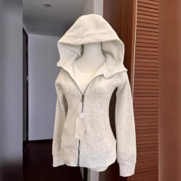 Korean Spring New Slim Solid Color Hooded Jacket 2026 Womens Hooded Zipper Slim Y2k Jacket Casual Fashion Street Sweatshirt Top