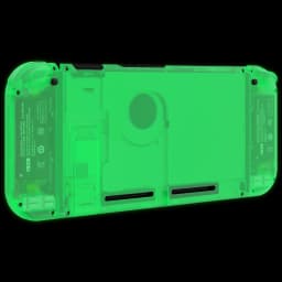 eXtremeRate DIY Housing Shell W/Buttons for Nintendo Switch - Glow in Dark - Green
