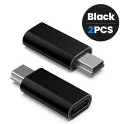 Elough Adapter Type C Female To Mini USB Male Connector For Phone PSP Camera MP3 Data Transfer Mini usb to typ c adaptador