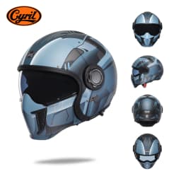 Modular Motorcycle Helmet Double Lens Full Face Motorcycle Helmet Man Woman Retro DOT Open Face Motorcycle Helmets Casco Moto