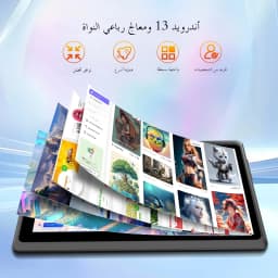 7-Inch Android 13 Tablet, 4 (2+2) GB RAM, 32GB Storage, 3500mAh Battery, HD 1024x600 IPS Display, Dual Cameras, WiFi, Bluetooth