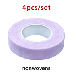 Anti-allergy 4 Rolls PE Eye Tapes Eyelash Extension Tape for Lash Breathable Micropore Fabric Easy Tear Eye Make Up Tools