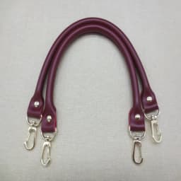 2Pcs Leather Women Bag Strap Solid Color Replacement DIY Portable Belt Metal Buckle Bag Accessories Handles for Handbag 40CM
