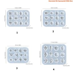 E06E Designs and Craft Supplies Unique Elegant Earrings with Versatile Silicone Mould for Jewelry Lovers Daily Use
