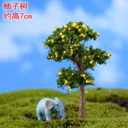 Mini Tree Fairy Garden Miniatures Micro Landscape Resin Crafts Bonsai Figurine Garden Terrarium Accessories Supply