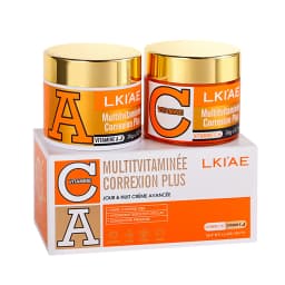 LKIAE Vitamins C, Vitamins A Whitening Face Cream, Reduce Dark Spots, Clean Skin, Day and Night Facial Cream For All Skin Types