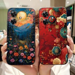 For Realme Note 60 Case RMX3933 Cool Machine Fashion Painted Cover Soft TPU Phone Case For Realme Note 60X Note60 Narzo N61 Bags