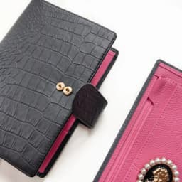 Genuine Leather A6 Personal Notebook Diary Planner Croc Grain 26mm Rings Journal Stationery Notepad Agenda Organizer Big Pocket