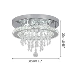 Modern Ceiling Lamp Crystal Led Sun Moon Design Chandelier Pendant Light Luminaire Fixtures Living Dining Room Bedroom Decor