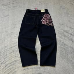 Hip Hop Complex Heavy Industry Workwear Jean Casual Denim Pants High Waist Straight Wide Leg Jeans Harajuku Y2k Men Women Jeans