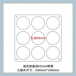 Acrylic Display Stand Holder Storage Box Barbecue Logo Display Rack Five Grids Dustproof Transparent Grain Tray Cartoon Acces...