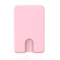 Mobile Phone Card Holder Stick on Anti Falling Credit Cardholder Easy Push 3M Adhesive Soft Silicone Phone Wallet Compatible