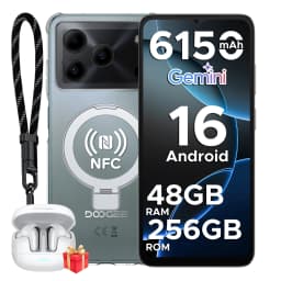 DOOGEE Note56 Plus Smartphone 48GB 256GB 6150mAh Large Battery 6.56'' 90Hz Display 50MP Camera NFC Android 16 Mobile Phones