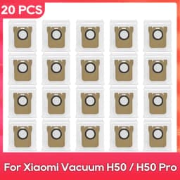Compatible with ( Xiaomi Robot Vacuum H50 / H50 Pro ) Main Side Brush Filter Mop Dust Bag Parts Accessories Replacement