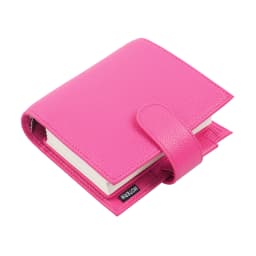 Moterm Luxe 2.0 Series Pocket Size Planner Pebbled Grain Leather A7 Notebook with 30MM Ring Mini Agenda Organizer Diary Notepad