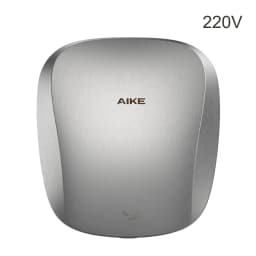 AIKE Air Tank Heavy Duty Automatic Hand Dryer HEPA Filter UL Approved 1450W Brushed Stainless Steel Finish Hand Drying Machine