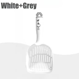 Pet Cat Litter Shovel, Grid Cat Urine Litter Shovel, Pet Cleaning Supplies, Toilet Bowl, Long-handled Cat Litter Shovel