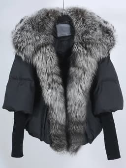 OFTBUY New White Duck Down Jacket Winter Women Warm Loose Coat Natural Real Fox Fur Collar Thick Luxury Outerwear New Fashion