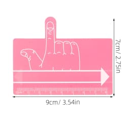8 Pcs Abs Bookmark Kids Reading Tool Dyslexia Supplies Focus Guide Finger Spacer Writing Tools Colored Tracking Strip
