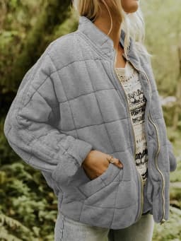 Spring Knitted Women Jacket Black Stand Keep Warm Thick Loose Coats Female Spring Casual Elegant Trendy Ladies Clothes