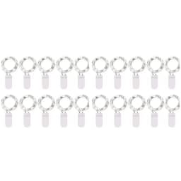 20Packs LED Fairy Lights 2M Battery Copper Wire String Lights for Wedding Party Home Decor