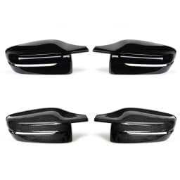 G30 G38 Bright Black Side Wing Rearview Mirror cover caps For BMW 2 3 4 5 7 Series G20 G21 G28 G22 G11 G12 G42 M4 style LHD RHD