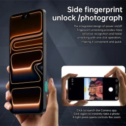 K-Touch I17 Pro Max Mobile Phones 7.3 Inch Smartphone Android 15 Cell Phone 22G+2TB 16+48MP Camera 5G Dual Card Dual Standby 7800mAh Face Unlocked Cellphones