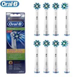 Original Oral B EB50 Brush Heads Cross Action 16 Degree Angle Spare Dental Nozzles for Electric Toothbrush D12/D16/DB4010/DB4510