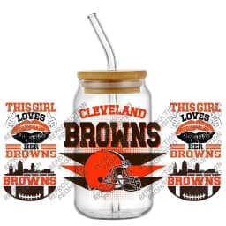 Waterproof Scratch Resistant 3D UV DTF Cup Wraps Vintage American Rugby Cold Transfer Stickers for 16oz Libbey Glass