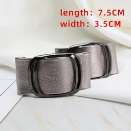 Bow Metal Decorative Shoe Decora Flower DIY Self-adhesive Women's Shoes Leather High Heels Buckle Single Shoe Decorations Buckle