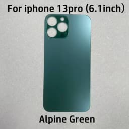 Back Cover Glass For iPhone 13 Pro /13 Pro Max, Rear Battery Door Housing Replacement Repair Part