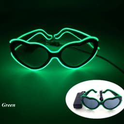 New Party Glasses Luminous Colorful LED Glasses Lighting Up Nightclub DJ Bar Music Dance Party Young Man Children Birthday Gift