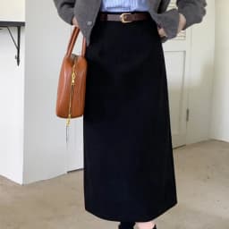 Matakawa Corduroy Long Skirts Autumn Winter Solid A-line Vintage Faldas Mujer Korean Fashion High Waist Simple Women Skirt