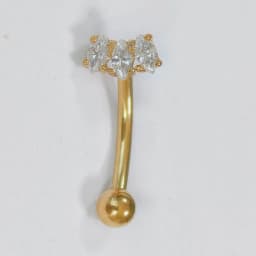 16G 316L Surgical Steel Water Drop Ear Cartilage Tragus Helix Piercing Stud Earrings Eyebrow Wholesale Body Jewelry