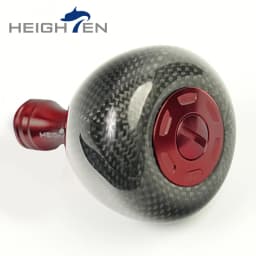 HEIGHTEN Carbon Fiber Reel Knob - 36mm Diameter, Ultra Lightweight Lure Fishing Modification Accessories