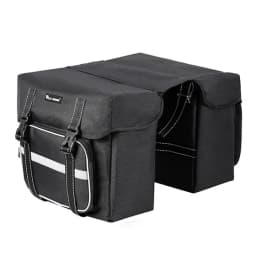 WEST BIKING Bicycle Rear Seat Bag 25L Large Capacity Outdoor Luggage Carrier Bags Cycling MTB Road Bike Trunk Double Pannier Bag