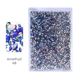 Bulk Wholesale AB Colours Big Package Non Hot Fix Rhinestone ss16 ss20 ss30 Flat Back Crystals Strass Stone For Nail Wedding