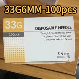 100PCS 25G 30G 32G 33G 34GPainless Needle 4/6/13mm Beauty Ultrafine Piercing Transparent Syringe Injection Glue Clear Tip Cap