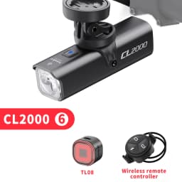 TOWILD CL2000 Bicycle Light With Cut-off Line Beam 2000LM Rechargeable 5000mAh Led Bike Front Lights IPX6 MTB Cycling Headlights
