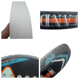 3PCS Tennis Racket Frame Protector Tape Rough Micro Grid Surface Lightweight Durable Edge Protection 2026