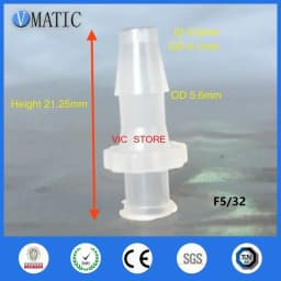 ‌Polypropylene Luer Lock Connector 10Pcs | 1/16'' Barbed Female Tapered Fitting for Syringe/Lab | Free Shipping