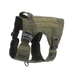 Tactical Dog Harness, Adjustable No-Pull Handle Service Vest Heavy Duty Pet Large Breed, Dog Vest for Training Hunting Walking
