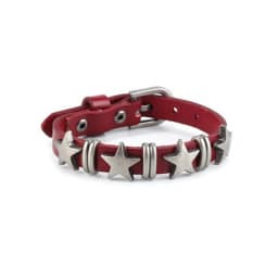 E0BF Goth Vintage Star Leather Alloy Bracelets For Women Men Gothic Retro Couple Bracelet Rock Party Jewelry Accessory-Decor