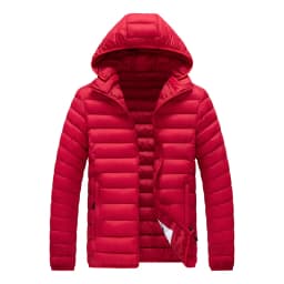 New hooded Lightweight Down Jacket for Men Slim Fit Solid Color Korean Style parkas Trendy Mens Cold-resistant Stylish men Coats