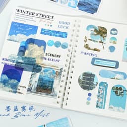 Mr Paper 40pcs/bag Crossroads Wind Series Landscape Theme Sticker Book Handbook Material Decoration DIY Phone Case Calendar